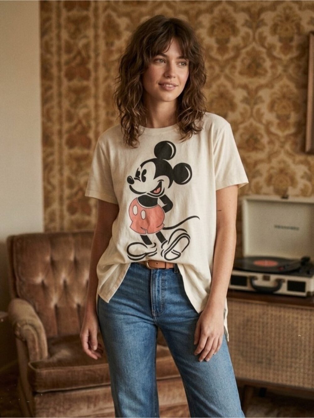 Disney Mickey Mouse “No Bad Days” Graphic Tee 3XL White